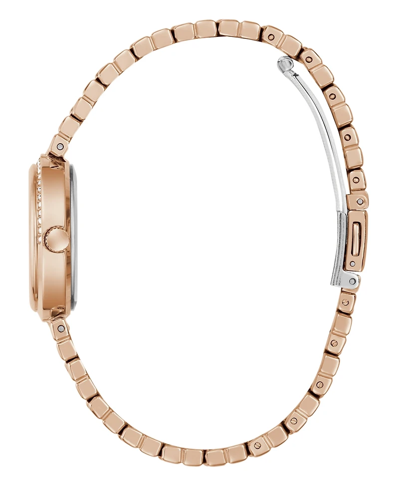 Guess Women's Quartz Rose Gold -Tone Stainless Steel Watch 28mm