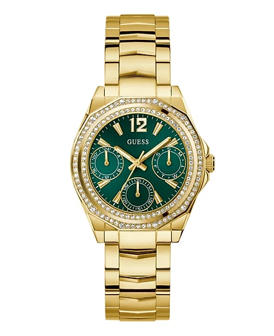 Guess Women's Quartz Gold-Tone Stainless Steel Watch 36mm