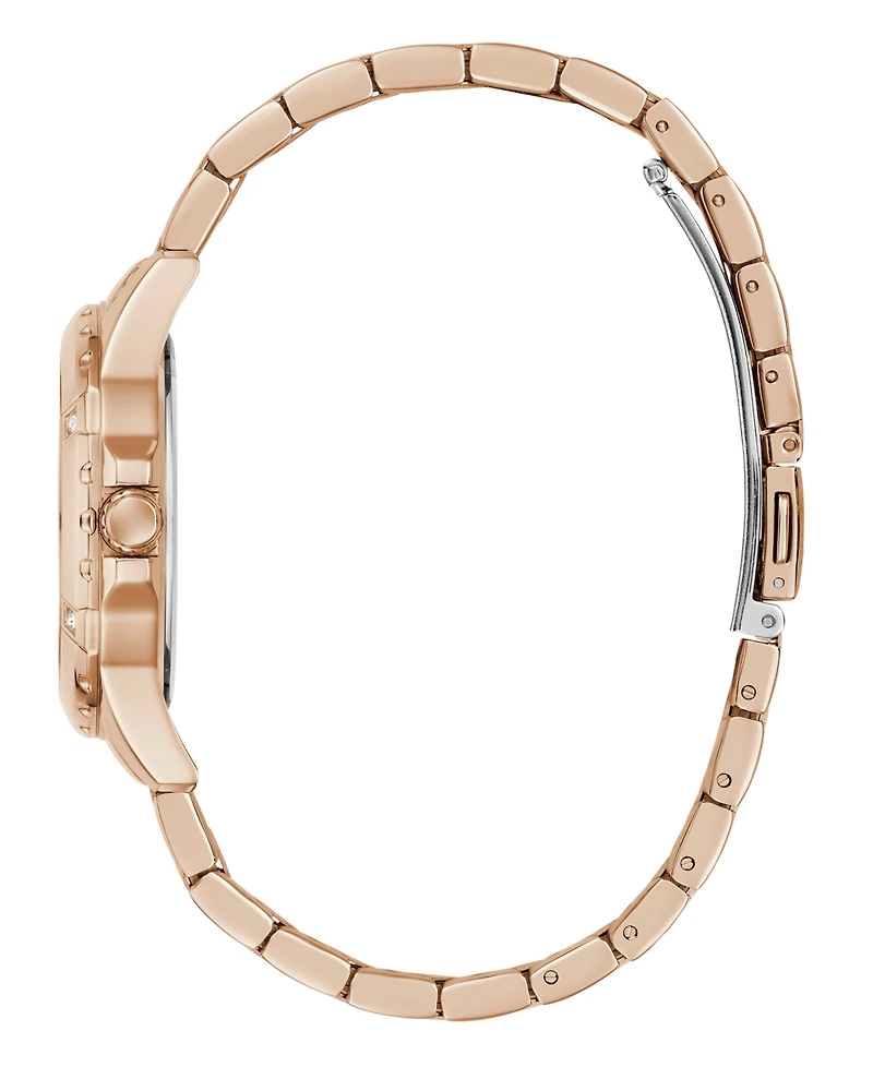 Guess Women's Quartz Rose Gold-Tone Stainless Steel Watch 35mm
