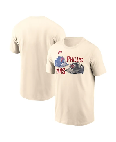 Nike Men's Cream Philadelphia Phillies vs. Minnesota Twins 2026 Field of Dreams Matchup T-Shirt