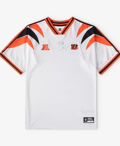 Fanatics Men's White Cincinnati Bengals Football x Football V-Neck Fan Top