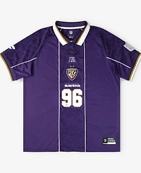 Fanatics Men's Purple Baltimore Ravens Football x Football Collared Fan Top