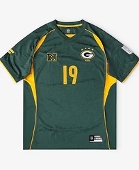Fanatics Men's Green Green Bay Packers Football x Football V-Neck Fan Top