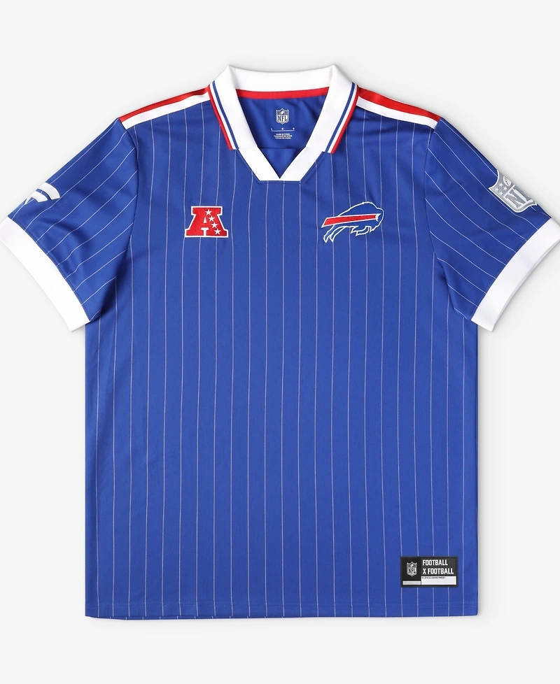 Fanatics Men's Royal Buffalo Bills Football x Football Collared Fan Top