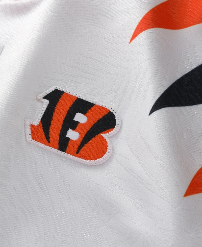 Fanatics Big Boys and Girls White Cincinnati Bengals Football x V-Neck Fan Top