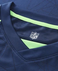 Fanatics Big Boys and Girls College Navy Seattle Seahawks Football x V-Neck Fan Top