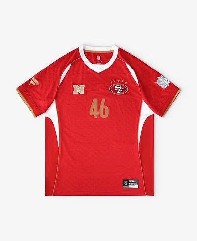 Fanatics Men's Scarlet San Francisco 49ers Football x Football V-Neck Fan Top