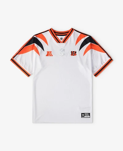 Fanatics Big Boys and Girls White Cincinnati Bengals Football x V-Neck Fan Top