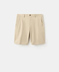 Mango Men's Slim-Fit Chino Cotton 10.12" Bermuda Shorts