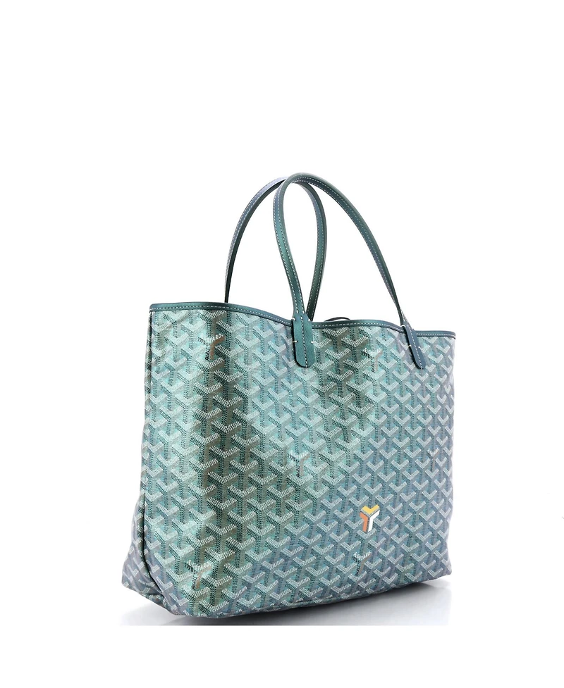 Pre-Owned Goyard Pm Saint Louis Tote Iridescent Coated Canvas