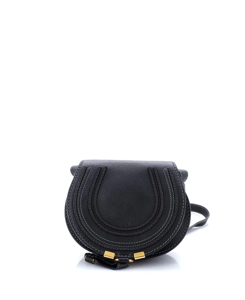 Pre-Owned Chloe Small Marcie Crossbody Bag Leather
