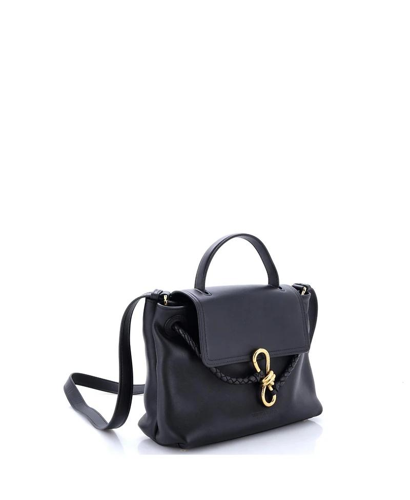 Pre-Owned Bottega Veneta Small Ciao Ciao Top Handle Bag Leather with Intrecciato Detail