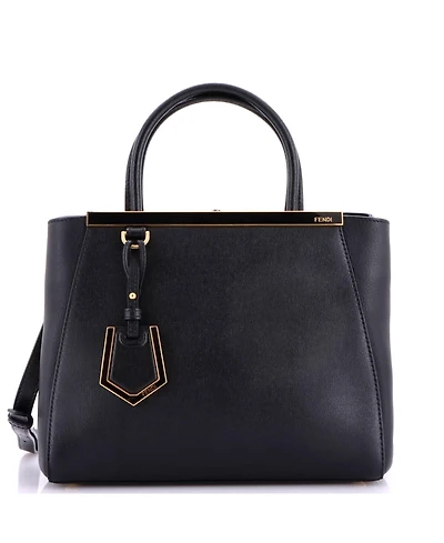 Pre-Owned Fendi Petite 2Jours Bag Leather