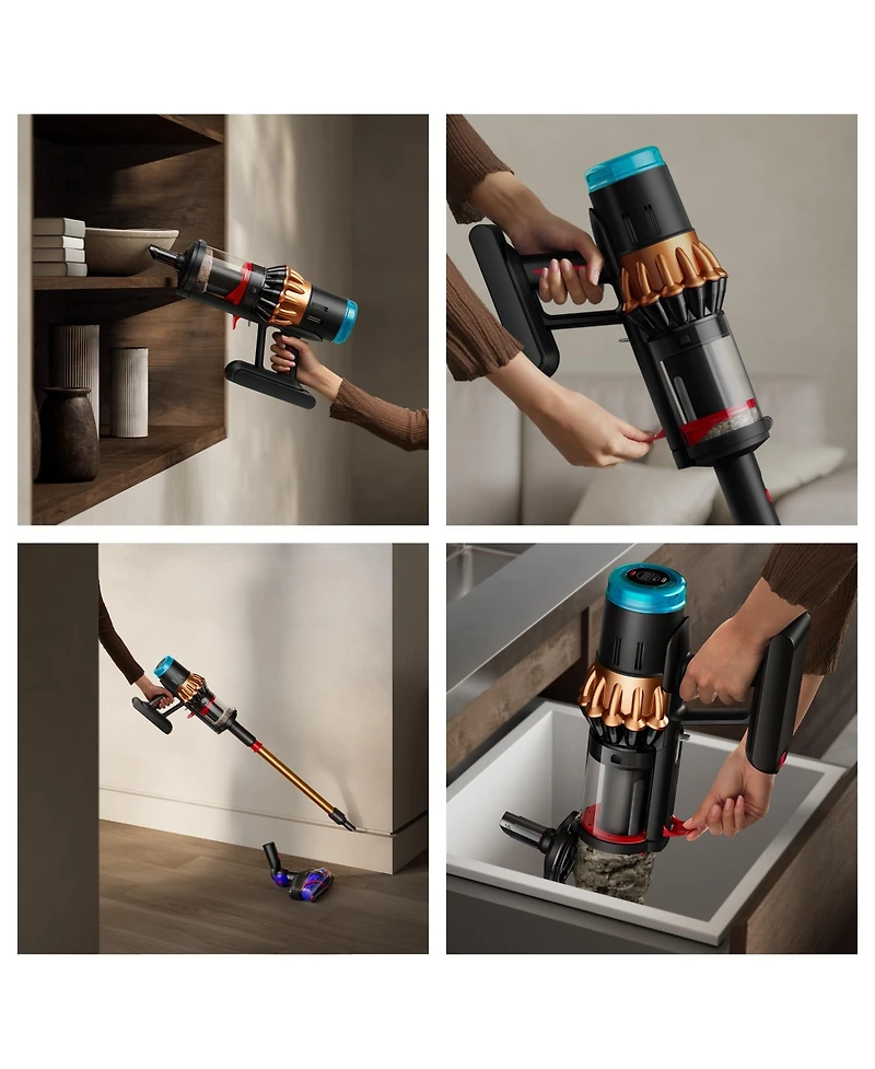 Dyson V16 Piston Animal + Auto-Empty Dok cordless vacuum | Black/Copper