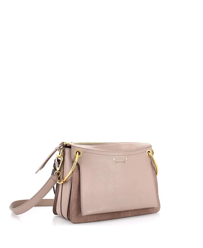 Pre-Owned Chloe Medium Roy Shoulder Bag Leather
