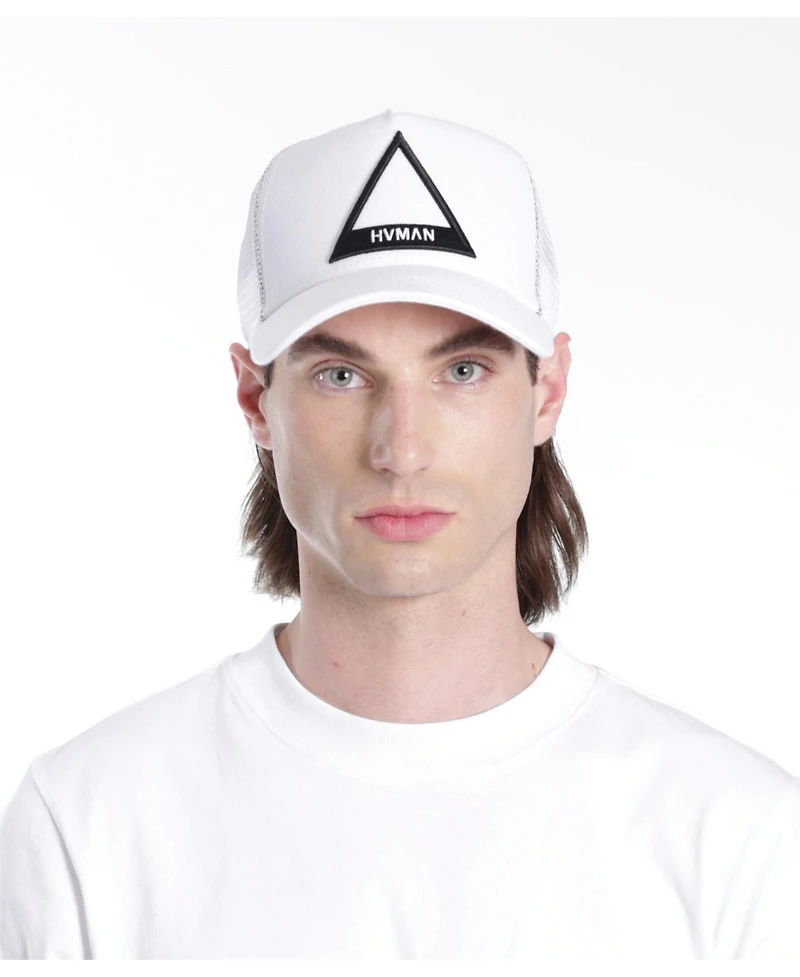 Hvman Chosen To Prevail x Cult Men's Triangle Logo Mesh Trucker Cap