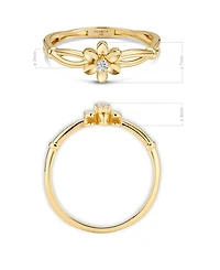 Devata Daisy Flower Ring 14K Gold