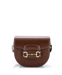 Pre-Owned Gucci Mini Horsebit 1955 Rounded Shoulder Bag Leather