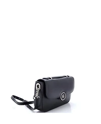 Pre-Owned Gucci Small Petite Gg Flap Shoulder Bag Leather