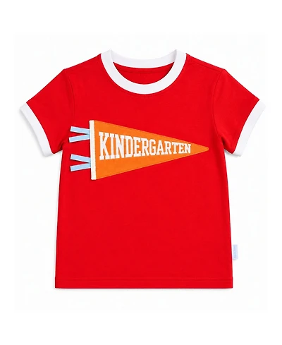 Bits & Bows Kids Little/Big Unisex 5- 7 Kindergarten Crewneck T-Shirt
