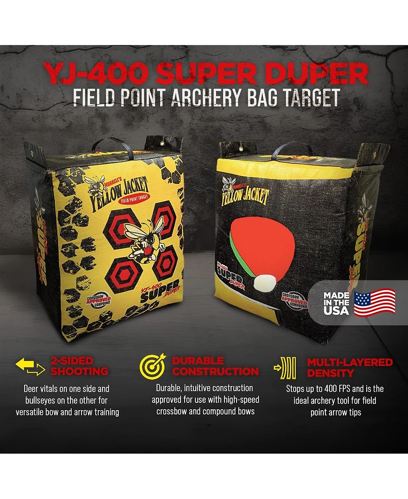 Morrell Targets Jacket Yj-400 Super Duper Adult Field Point Archery Bag Target