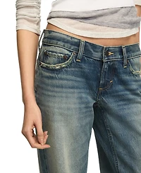 Lucky Brand Women's Ultra Low-Rise Baggy Jeans