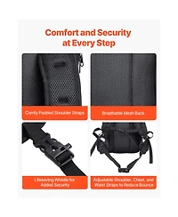Hongge 15L Insulated Hydration Backpack with 3L Tpu Water Bladder