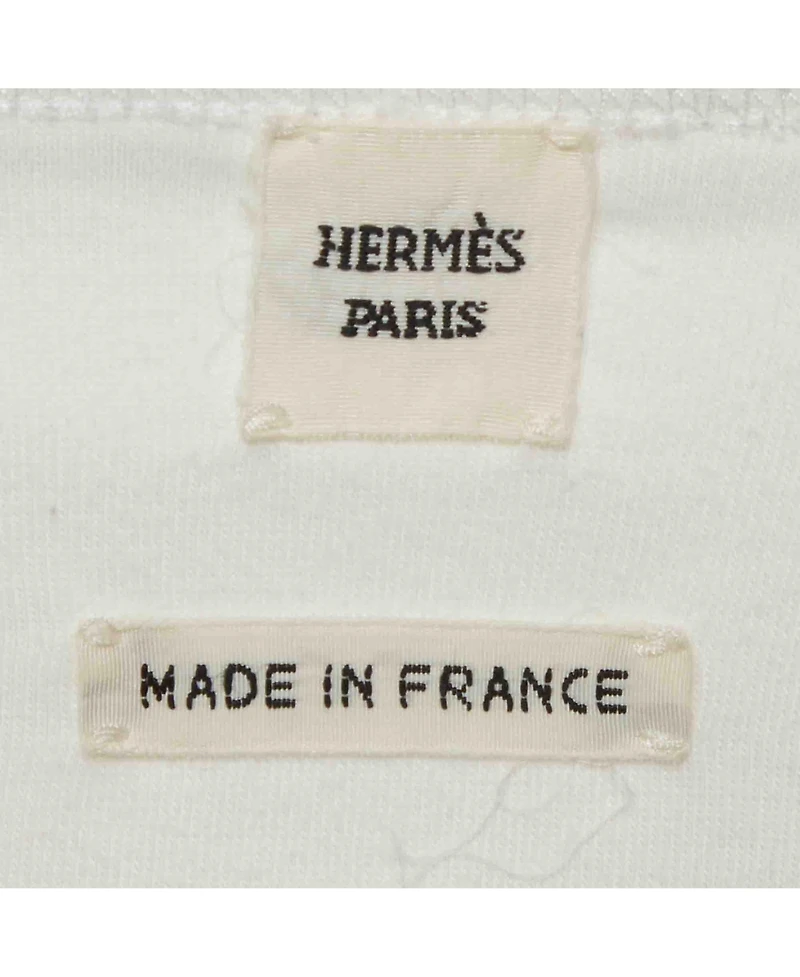 Pre-Owned HERMES Women's Embroidered Jersey T-Shirt