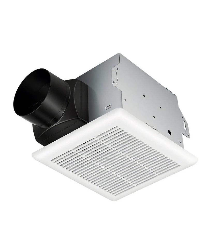 Sugift 80 Cfm Ceiling Mount Bathroom Exhaust Fan with Metal Housing and 4 in Duct