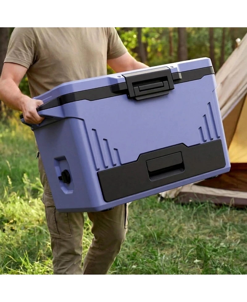 Hongge 50 Qt Hard Cooler Chest Holding Ice up to 48 Hours