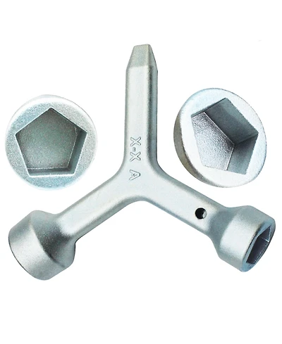 Xdovet Meter Curb Box Key Triangular Wrench Pit Lid Opener