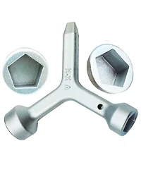 Xdovet Meter Curb Box Key Triangular Wrench Pit Lid Opener