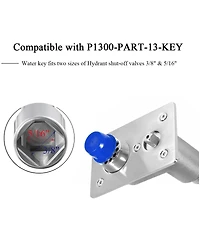 Xdovet Water Key Spigot Sillcock Shut Off Tool