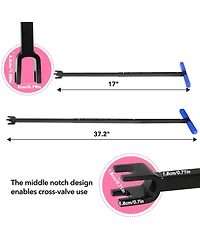 Xdovet Water Meter Key Adjustable Shut Off Tool 4 Way Valve