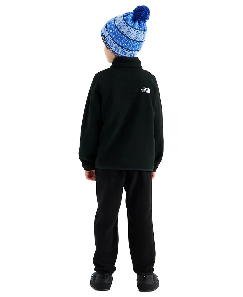 The North Face Boys' and Girls' 2T-7 Glacier Quarter-Zip Top Pants, 2-Piece Set
