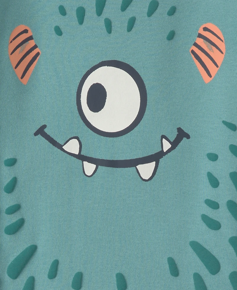 Carter's Toddler Boys' 2T-5T Monster Cotton Snug-Fit Pajama, 4-Piece Set