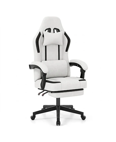 Sugift Ergonomic Video Game Chair with Headrest and Footrest for Home Office