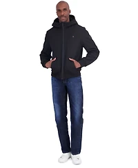 Tommy Hilfiger Men's Sherpa Lined Soft Shell Bomber Jacket
