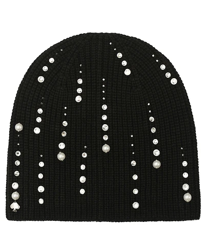 kate spade new york Women's Drip Embellished Knit Beanie