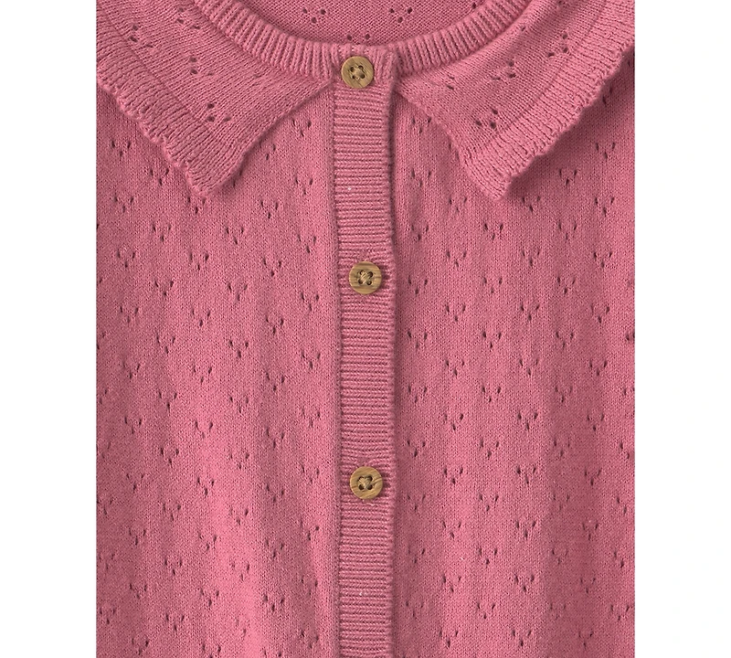 Carter's Baby Girls' Pointelle Long-Sleeve Jumpsuit