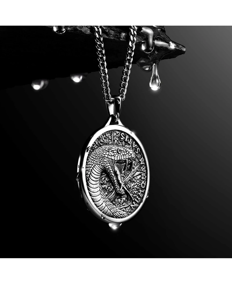 Vincero Men's Mamba Pendant - Sterling Silver Necklace