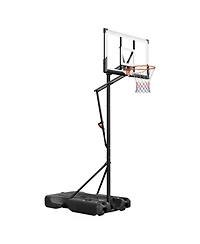 Hongge Portable Basketball Hoop System with 54 in Pc Backboard