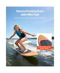 Hongge Eps Foam Core Wakesurf Board 63 in Rated to 250 lbs