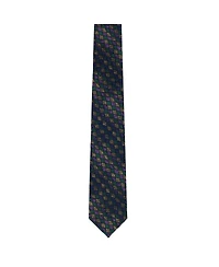 Trafalgar Men's Carnival Diamond Necktie and Pocket Square Bundle