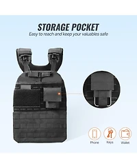 Hongge 40 lb Adjustable Weighted Vest for Strength Training