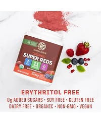 Sunwarrior 11 Superfoods with Beet Root, Berries, Reishi and Cordyceps Energy, Circulation and Immune Support 28 Servings