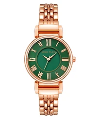 Anne Klein Women's Rose Gold-Tone Bracelet Watch 30mm