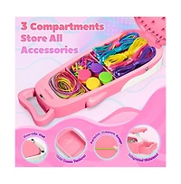 Bruce & Shark Bracelet Making Kit, Make 8 Bracelets, Whale-Shaped Storage Box