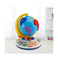 Bruce & Shark 5-in-1 Interactive Globe with Light & Sound, Piano, Puzzle, Bead Maze Toy