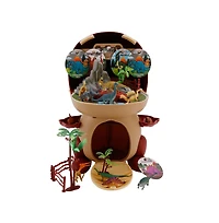 Bruce & Shark Dinosaur World Realistic T-Rex and Triceratops 41-Piece Playset, Ages 3+